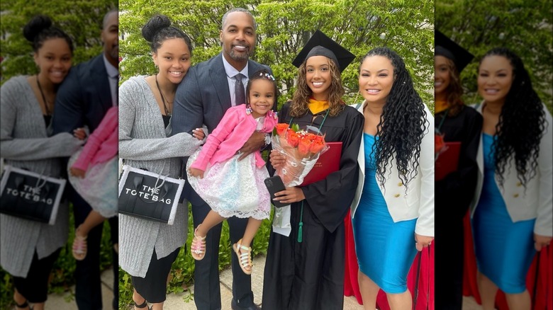 Mike Jackson and Egypt Sherrod with their daughters