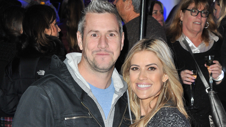 Ant Anstead and Christina Haack smiling