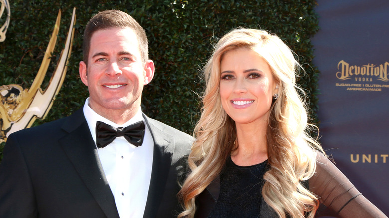 Christina Haack and Tarek El-Moussa smiling