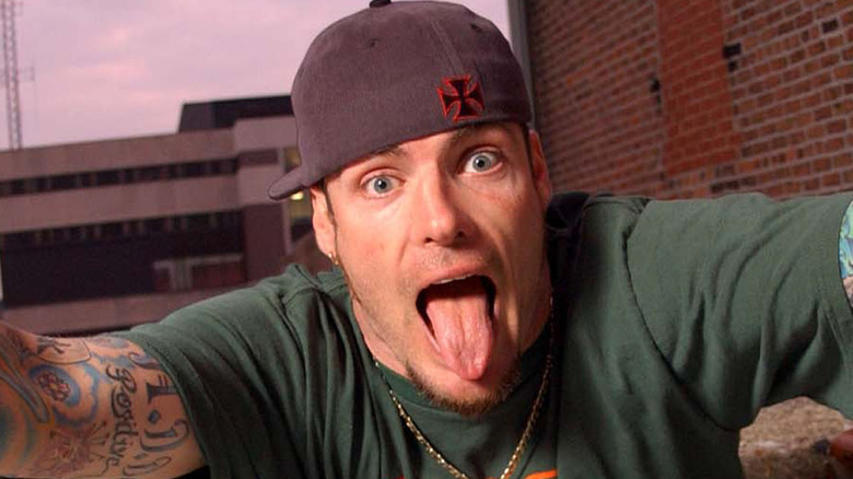 Vanilla Ice with tongue out