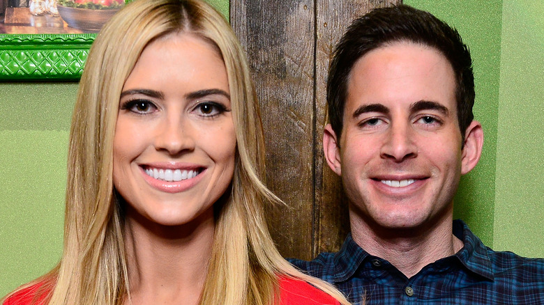 Tarek and Christina El Moussa smiling