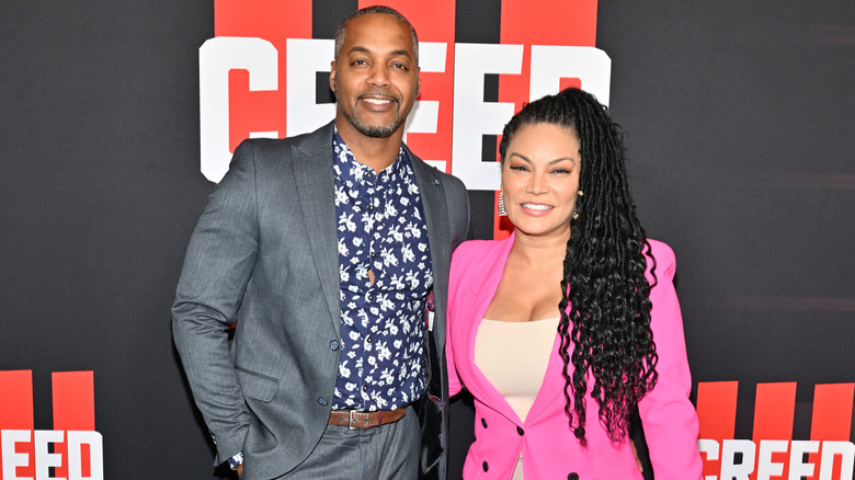 Egypt Sherrod and Mike Jackson smiling