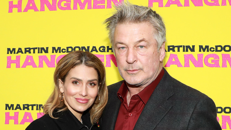 Hilaria and Alec Baldwin posing 