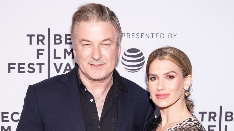 Hilaria Baldwin and Alec Baldwin on the red carpet