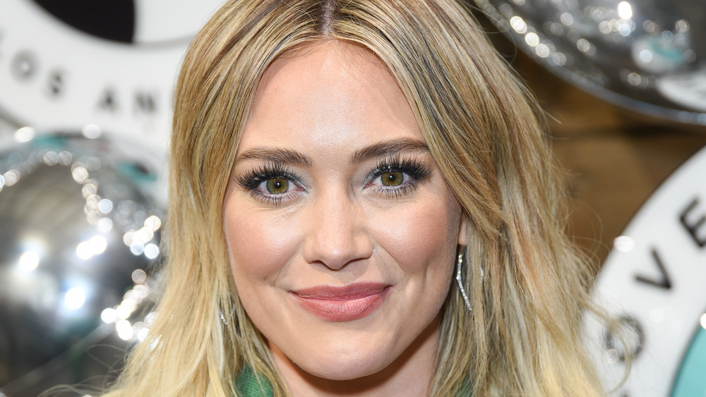 Hilary Duff smiling