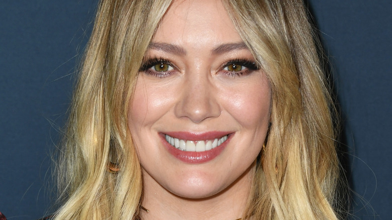 Hilary Duff smiling