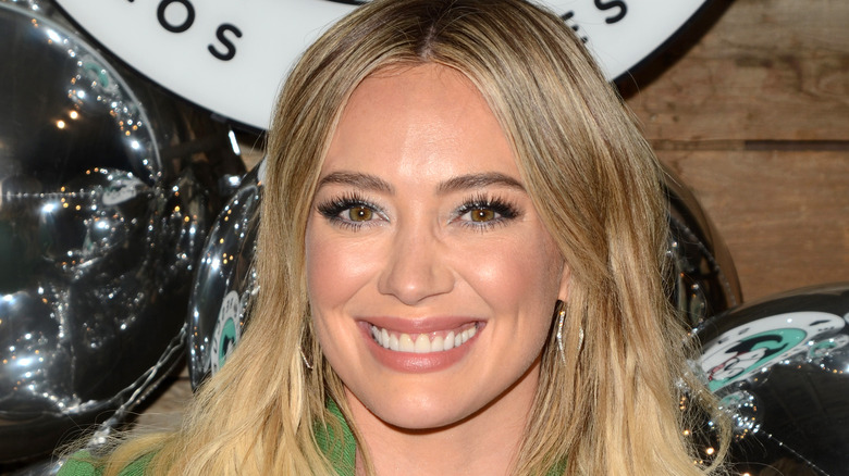 Hilary Duff smiling