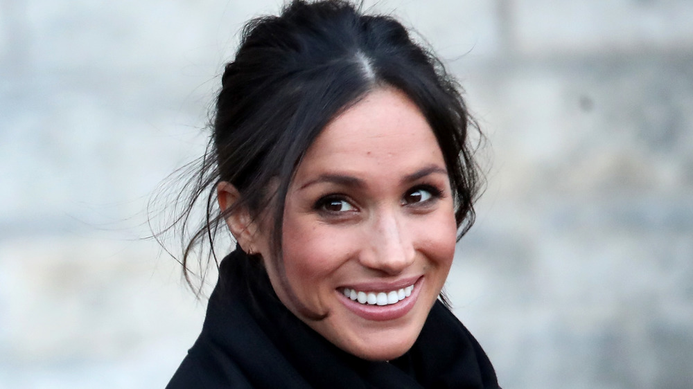 Meghan Markle smiling