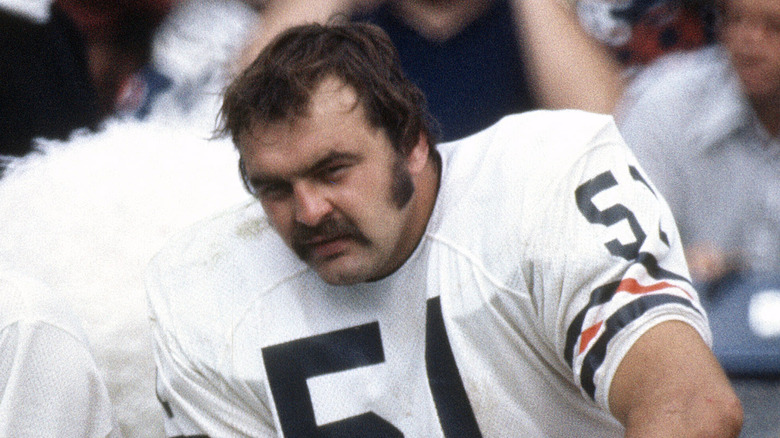 Dick Butkus on the field 