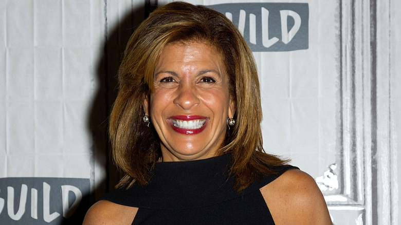 Hoda Kotb red lipstick