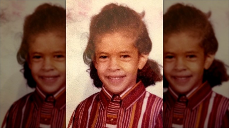 Hoda Kotb as a kid