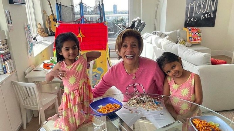 Hoda Kotb and her daughters