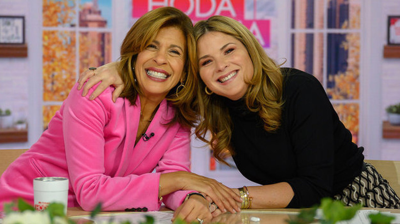 Hoda Kotb and Jenna Bush Hager smiling big