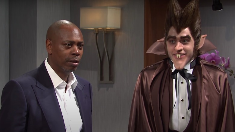 Dave Chappelle and Pete Davidson on SNL 