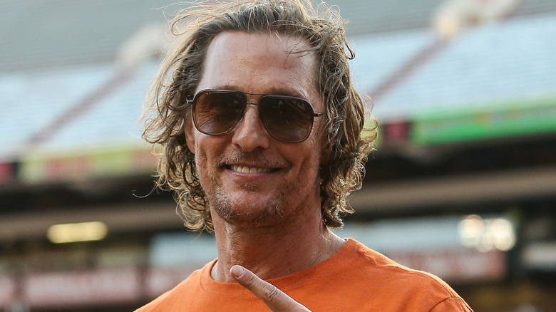 Matthew McConaughey smiling