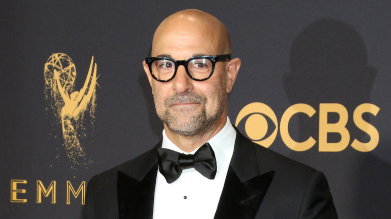 Stanley Tucci posing