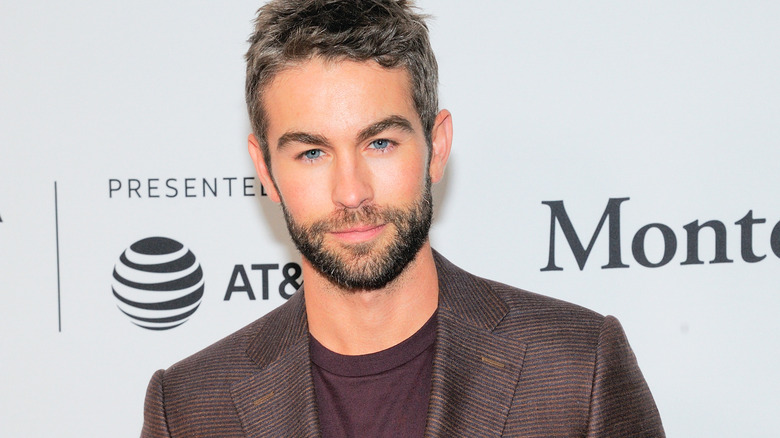 Chace Crawford posing at an event