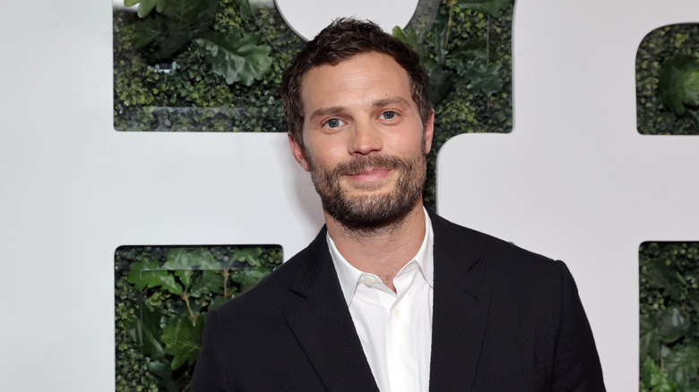 Jamie Dornan smiling