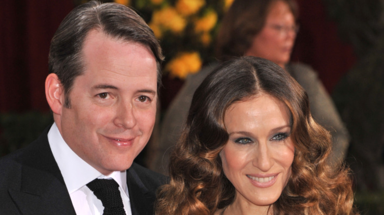 Sarah Jessica Parker and Matthew Broderick at an event 