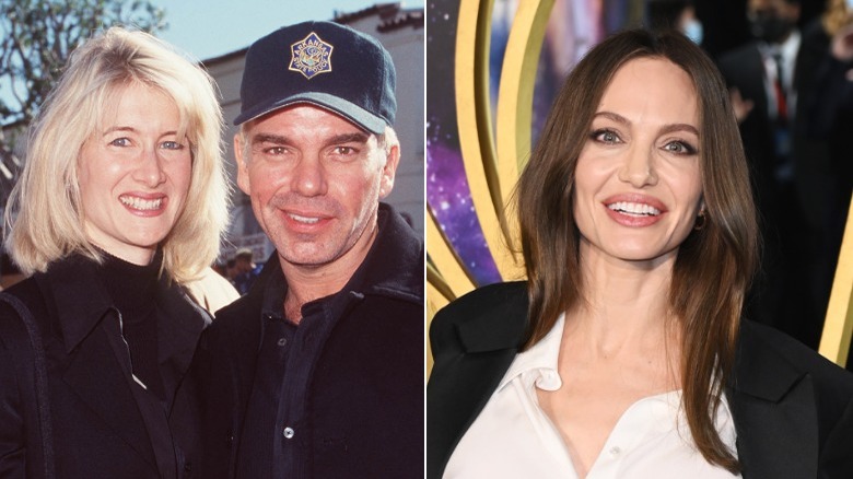 Laura Dern, Billy Bob Thornton and Angelina Jolie smiling