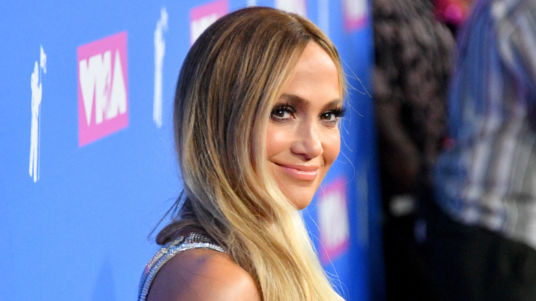 Jennifer Lopez smiles