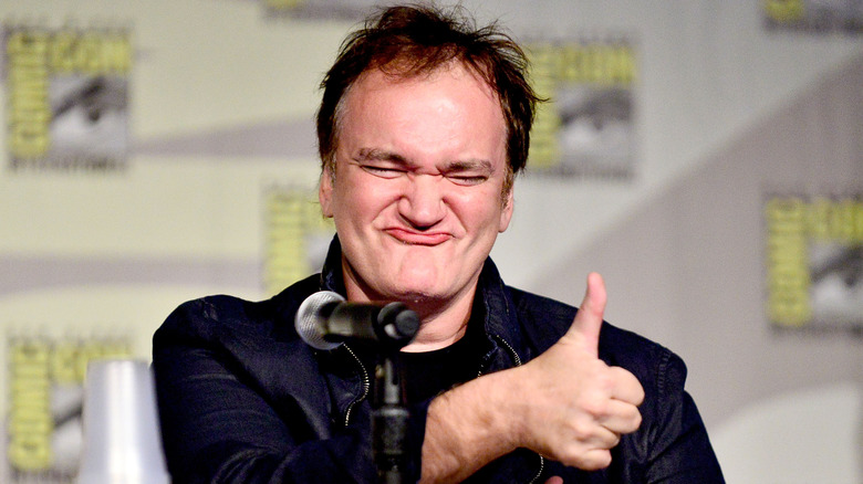 Quentin Tarantino thumbs up