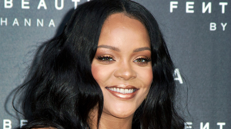 Rihanna smiling