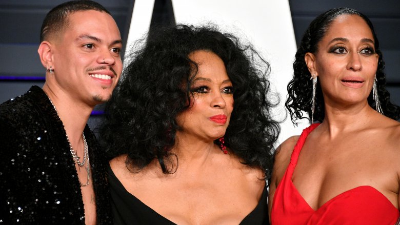 Diana Ross, Tracee Ellis Ross, and Evan Ross