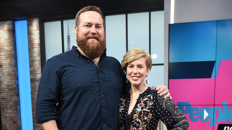 Ben and Erin Napier at an event