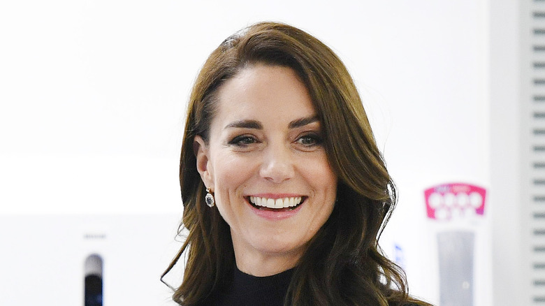 Kate Middleton in black dress