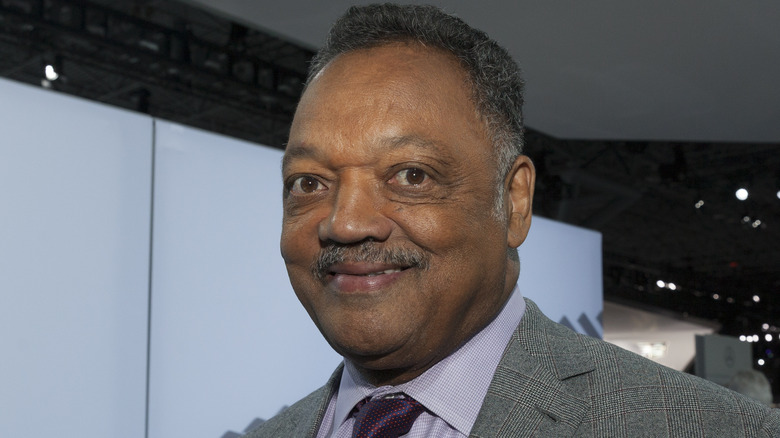 Jesse Jackson smiling