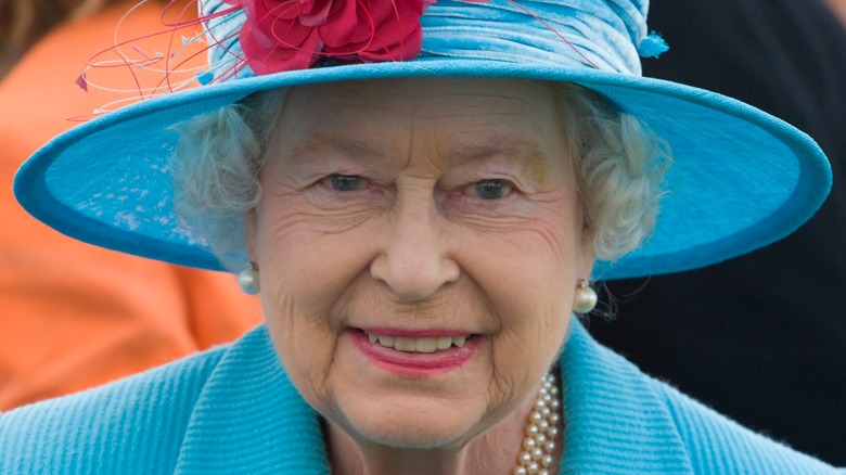 Queen Elizabeth II smiling