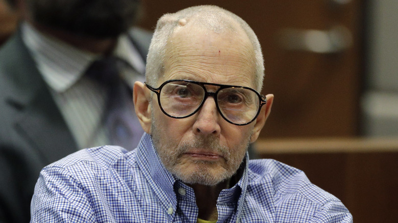 Robert Durst frowning