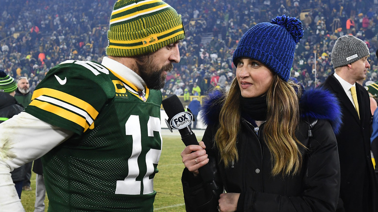 Aaron Rodgers interviewed by Erin Andrews January 2020