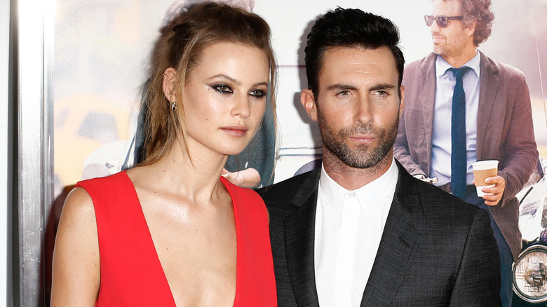 Behati Prinsloo and Adam Levine