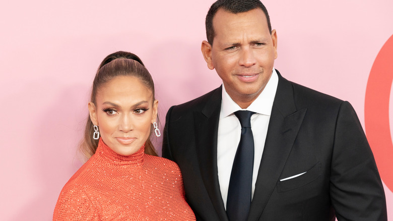 Alex Rodriguez and Jennifer Lopez together in 20191