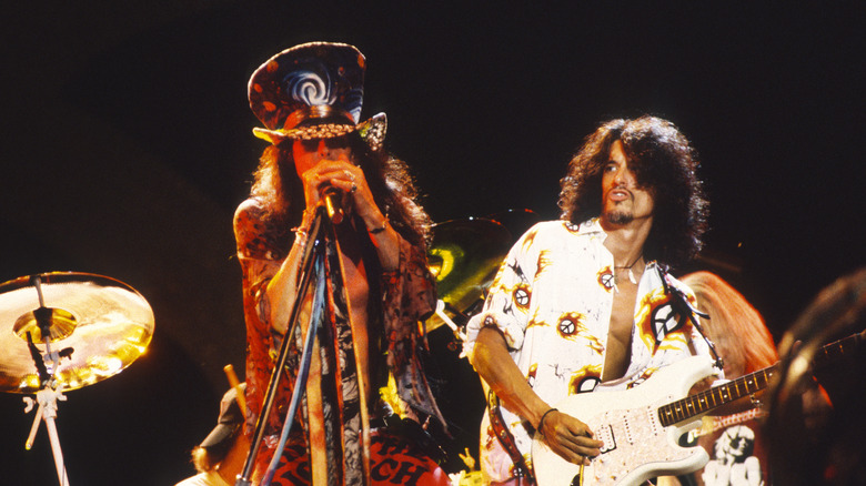 Aerosmith on stage in 1994.