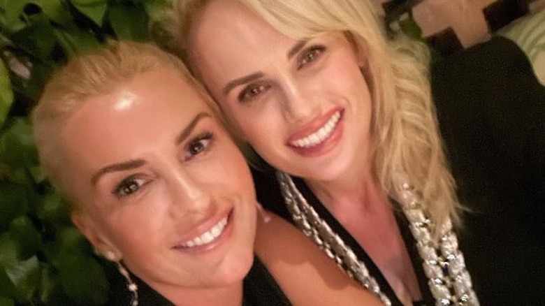 Rebel Wilson poses with her girlfriend on Instagram