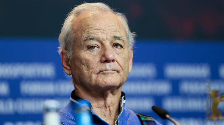 Bill Murray straight face