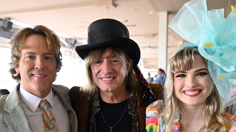 Larry Birkhead, Richie Sambora, and Dannielynn at the 2022 Kentucky Derby