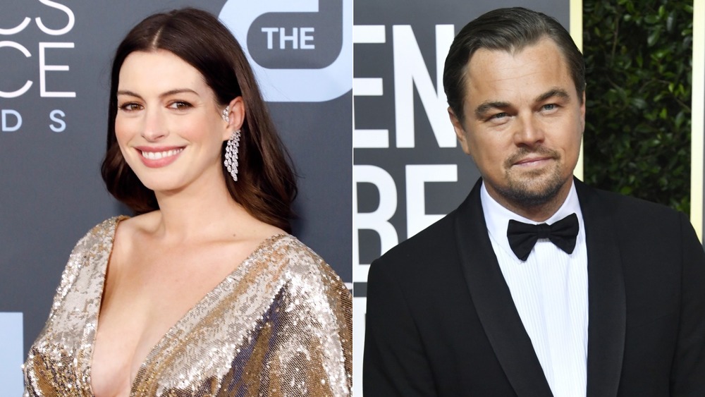 Anne Hathaway and Leonardo DiCaprio red carpet