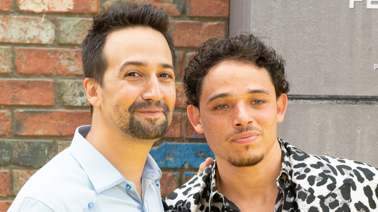 Lin-Manuel Miranda and Anthony Ramos at the Tribeca Film Festival in June 2021