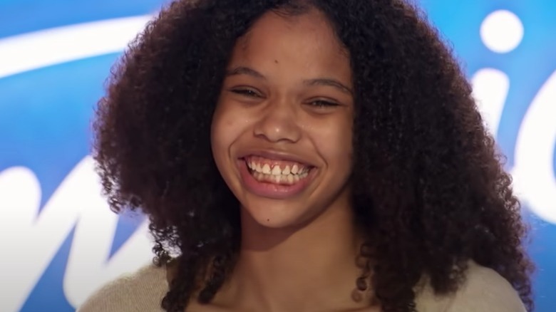 Grace Franklin smiling on American Idol