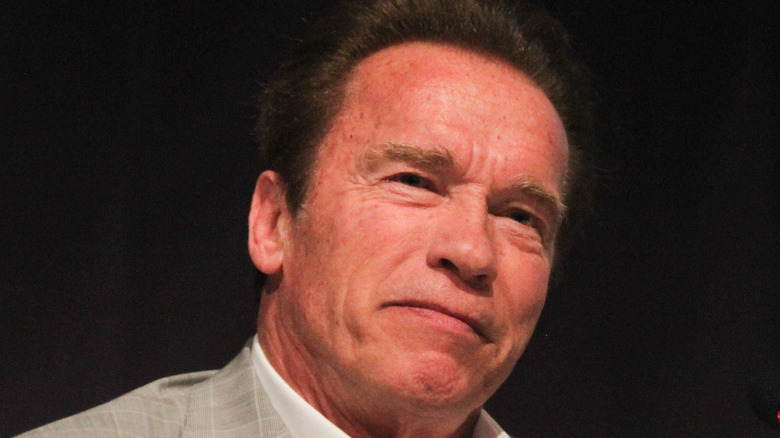 Arnold Schwarzenegger clean-shaven