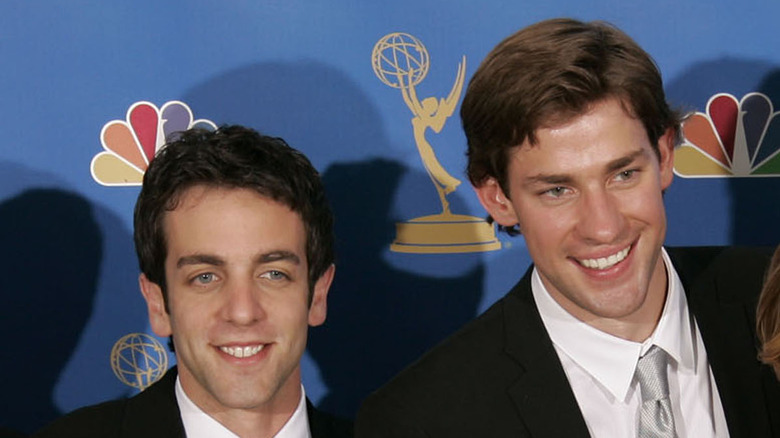 BJ Novak and John Krasinski posing