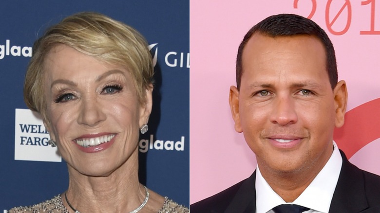 Barbara Corcoran and Alex Rodriguez side-by-side