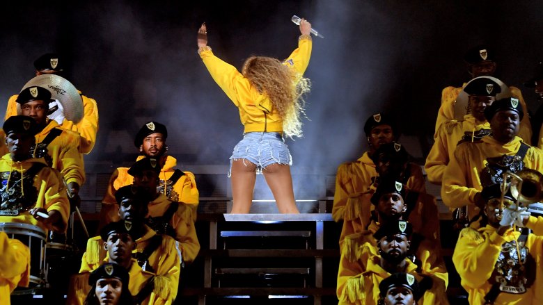 Beyonce and band