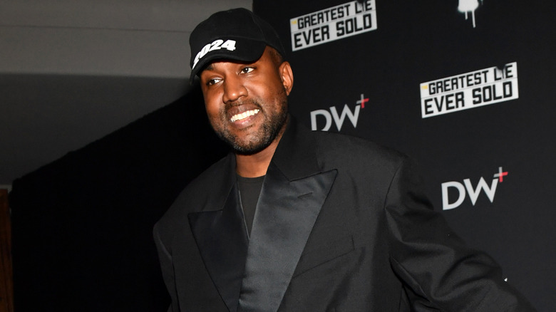 Kanye West black hat