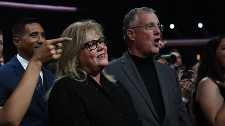 Andrea Swift and Scott Swift in audience