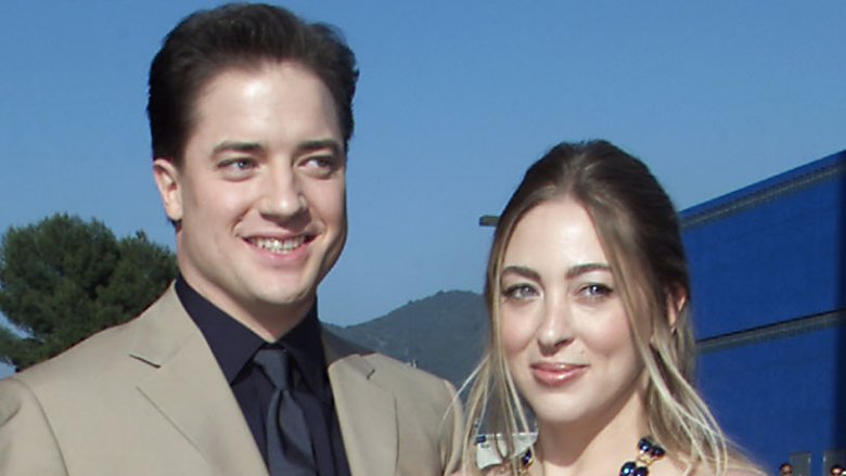 Brendan Fraser and Afton Smith